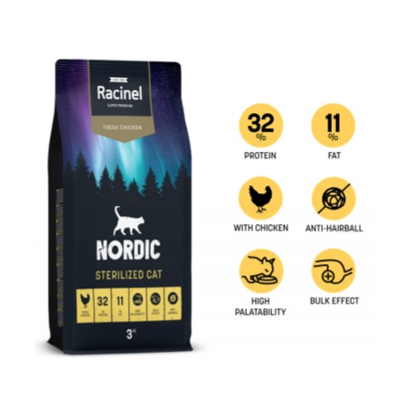Racinel Cat Sterilized - Weight control - Senior - 3 kg